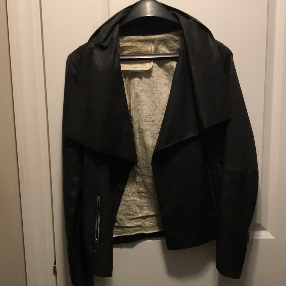 Anthropologie Cartonnier leather jacket S - Picture 2 of 5